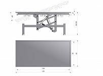 Stół weterynaryjny VET-H06 HYDRAULICZNY
